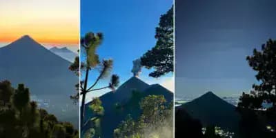 Volcán Acatenango en Guatemala