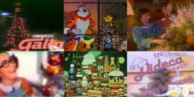 Antiguos anuncios navideños de Guatemala