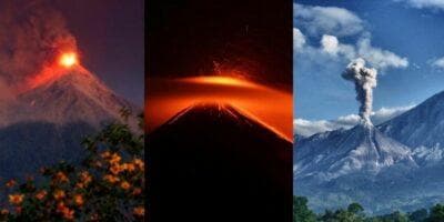 Los volcanes activos de Guatemala