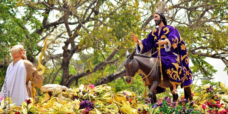 Consagrada imagen de Jesús de las Palmas de Guatemala