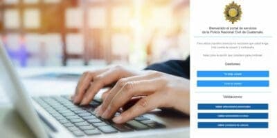 Pasos para tramitar los antecedentes policiales en línea