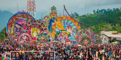 Historia de los barriletes gigantes de Guatemala
