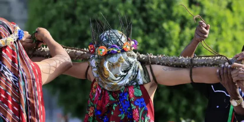 Los Gateadores de Sajcabajá, tradición de Viernes Santo