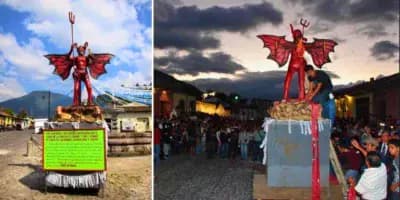 Lugares en Guatemala conocidos por su celebración de la Quema del Diablo