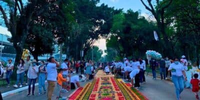 Las alfombras más grandes del mundo que se han elaborado en Guatemala