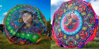 ¿Cómo es la técnica para elaborar los barriletes gigantes en Guatemala?