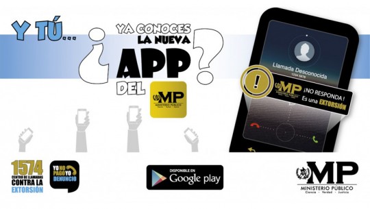 Aplicación Denuncias MP Extorsiones