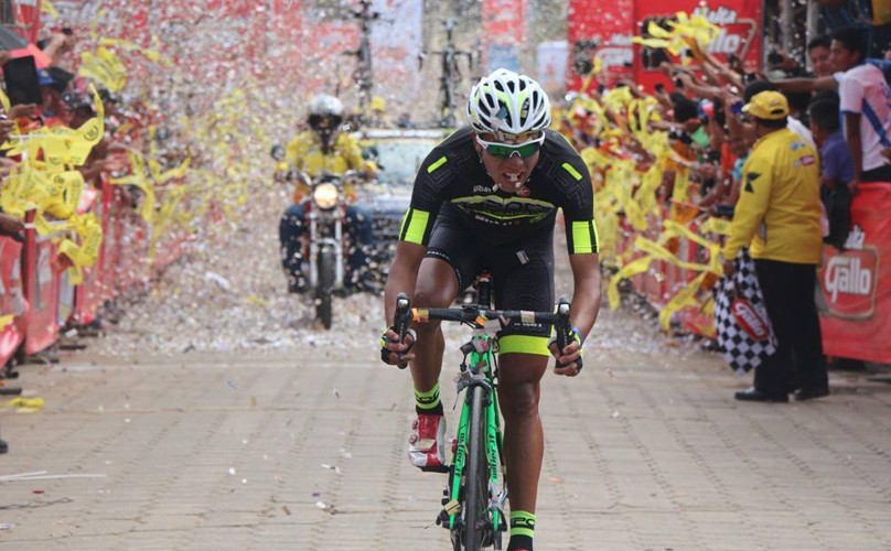 Ciclista guatemalteco Nervin Jiatz