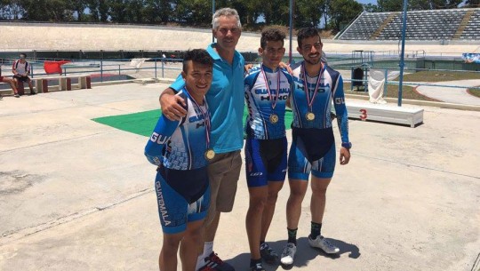 Ciclistas de pista