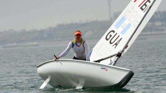 Andrea Aldana, regatista guatemalteca