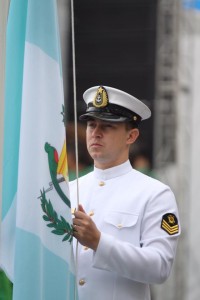 Bandera de Guatemala en Río