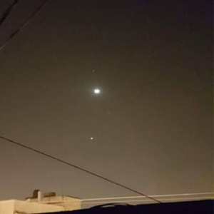 Alineación de la Luna, Venus y Marte
