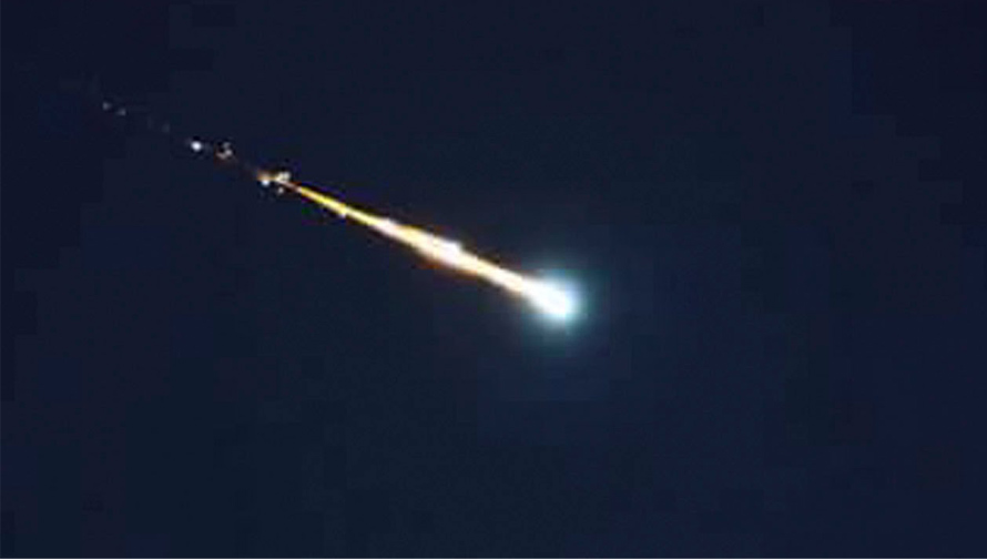 Meteorito en Guatemala era un cohete chino