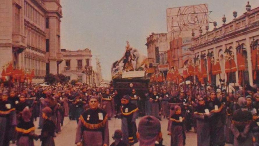 La primera procesión de Semana Santa en Guatemala