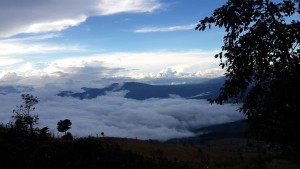 vista del volcan de fuego
