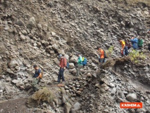 volcan de agua - crater