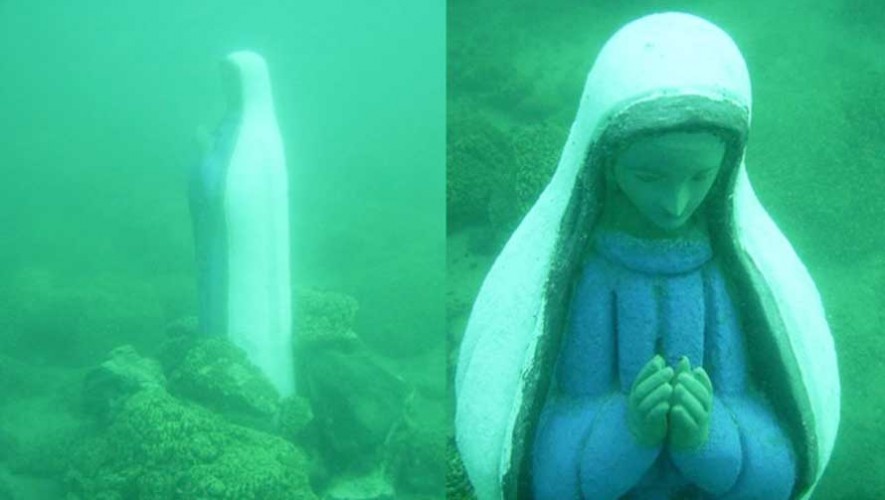 Conoce la historia de la Virgen hundida en el Lago de Atitlán
