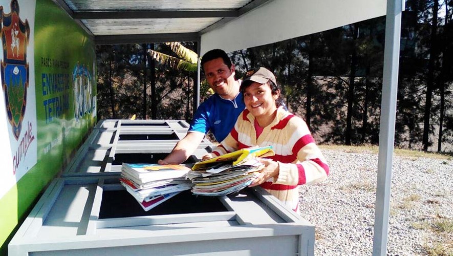 Crean 6 nuevas estaciones de reciclaje al aire libre en la Ciudad de Guatemala