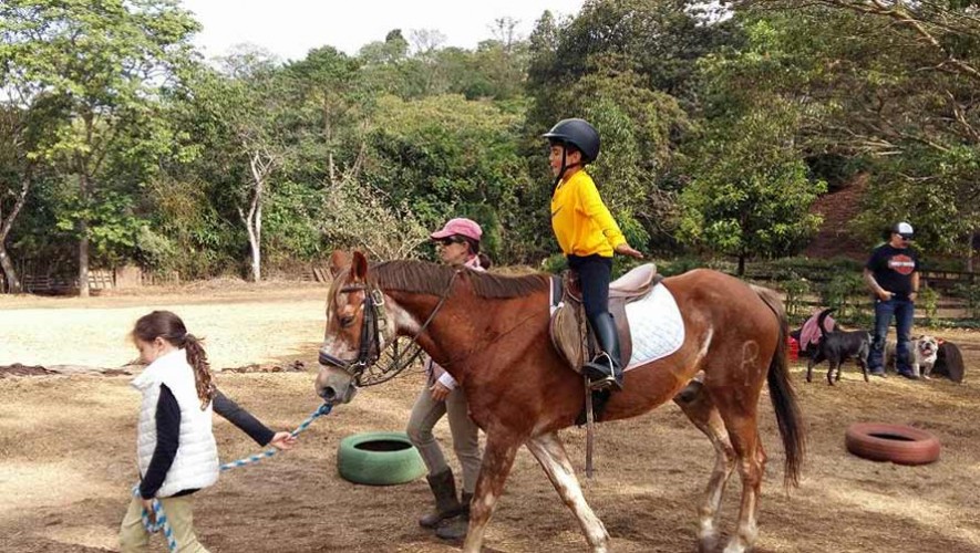 Equinoterapia en Guatemala, actividades interactivas con caballos para niños y adultos