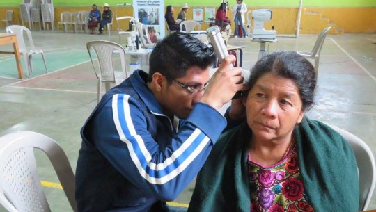 Examen de oídos gratis en Guatemala en marzo 2017
