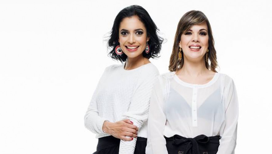 Cecilia Díaz y Andrea Segovia de La Multicolor en Guatemala.