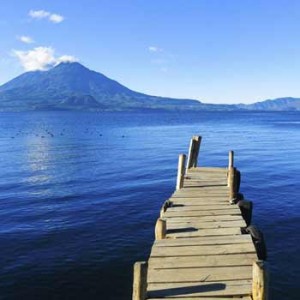 Lago de Atitlán en Guatemala 