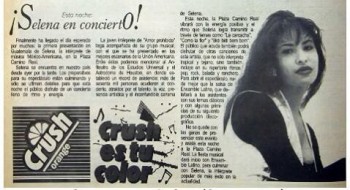 Los conciertos que realizó Selena Quintanilla en Guatemala