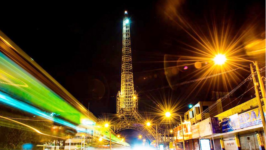 Ciudad de Guatemala de noche