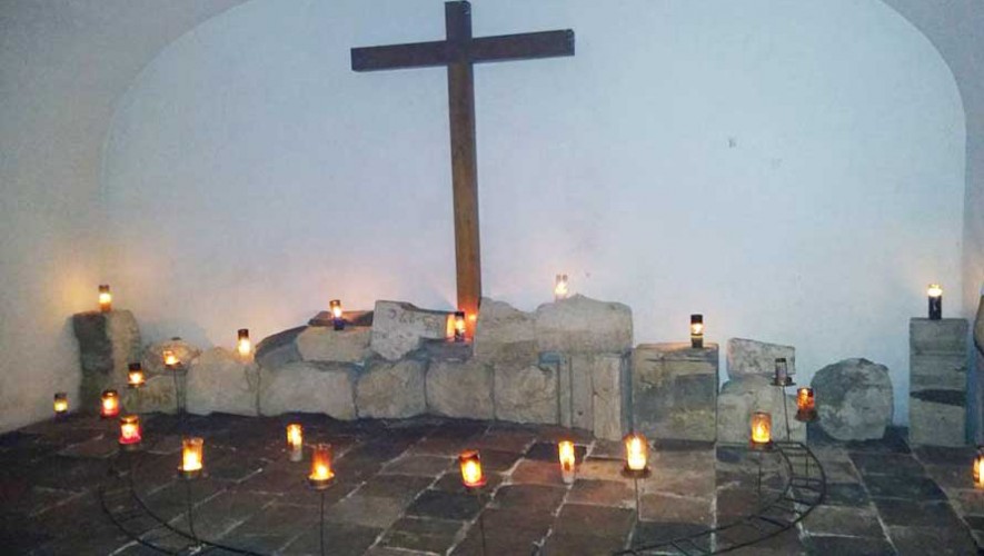 criptas de la Catedral Metropolitana de Guatemala en abril 2017
