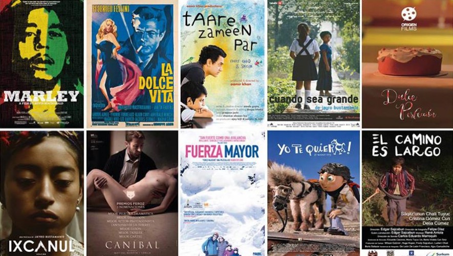 Horarios y películas en abril 2017, Sala de Cine del Centro Cultural Miguel Ángel Asturias