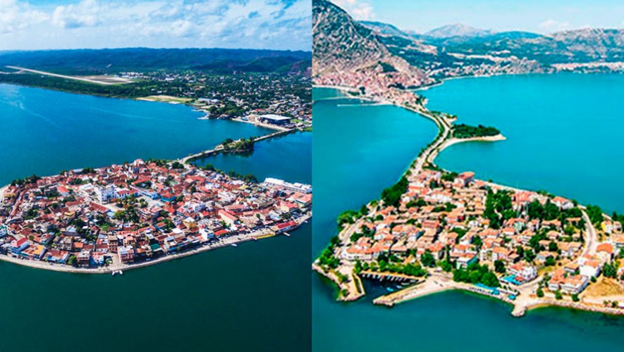 Lago Petén Itzá se parece al Lago de Eğirdir en Turquía