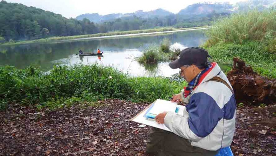 Participa en el Festival de Pintura Al Aire Libre en Alta Verapaz, abril 2017