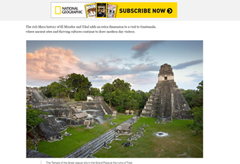 Guatemala se encuentra entre los 6 sitios más sagrados del mundo, según National Geographic