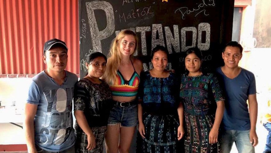 Visita de Valentina Ferragni, blogger italiana, a Guatemala