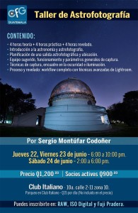 Taller de astrofotografía