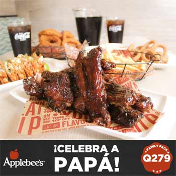 Applebee's promoción del día del padre en Guatemala 