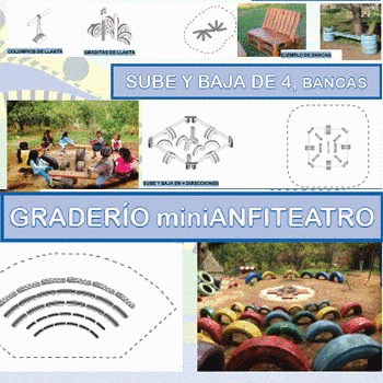 Buscan voluntarios para construir un parque con material reciclable