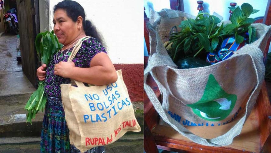 San Juan La Laguna promueve el uso de bolsas ecológicas