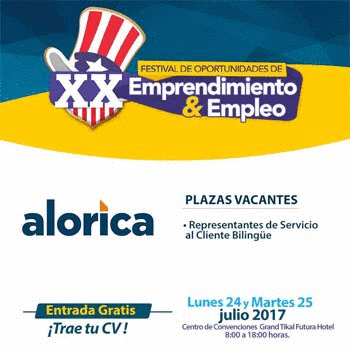 Festival de Empleo en la Ciudad de Guatemala, julio 2017