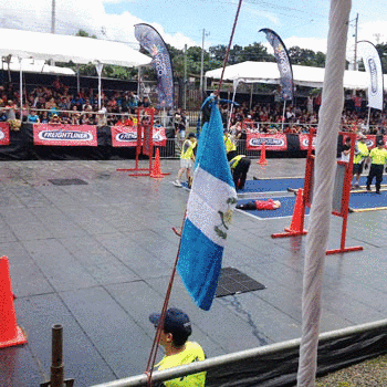 Guatemalteca obtiene el segundo lugar en el Desafío de Bomberos, Costa Rica 2017