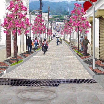 La Calle Real del municipio de Mixco