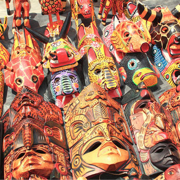 Máscaras de Antigua Guatemala