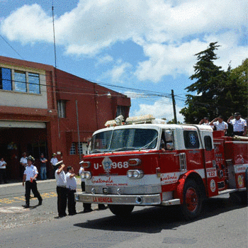 Desfile de los Bomberos Voluntarios de Guatemala, agosto 2017