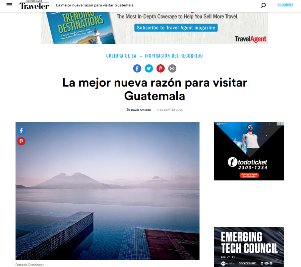 La mejor razón para visitar Guatemala, según Condé Nast Traveler