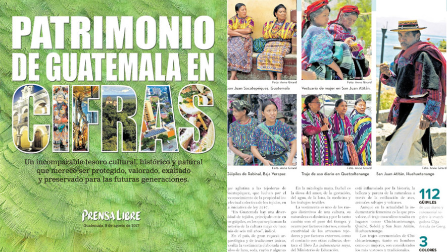 Revista Patrimonio de Guatemala en Cifras destaca lo mejor del país