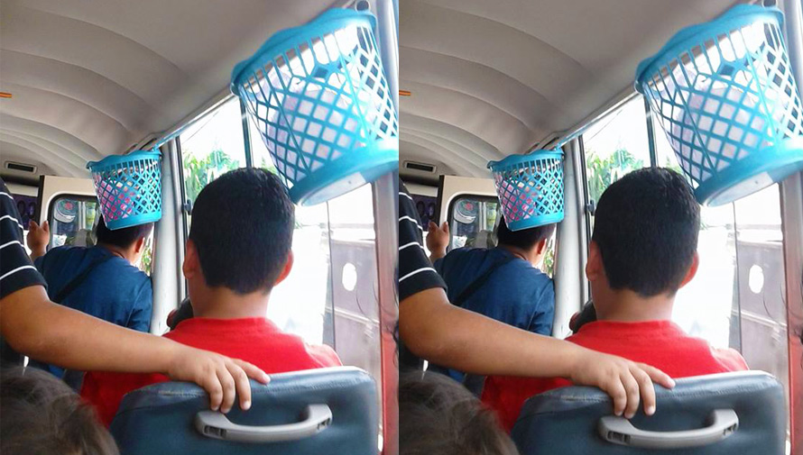 Colocan botes para basura dentro de microbuses de San Juan Chamelco a Cobán