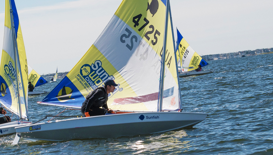 David Hernández, quinto lugar en Mundial Sunfish de Vela 2017