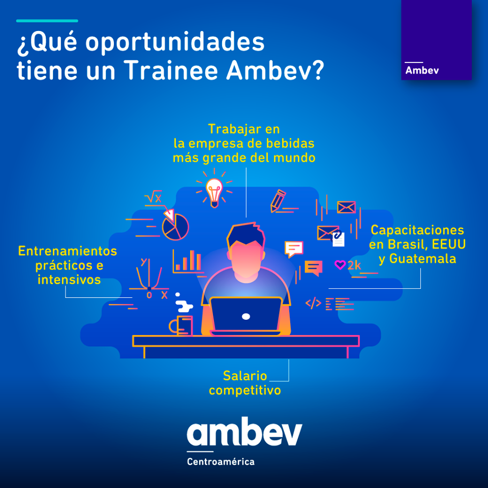 Aplica para ser Trainee en Ambev Guatemala, la cervecera más grande del mundo