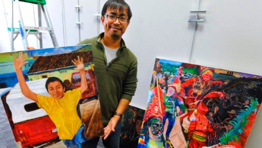Exhiben obras de arte de Nebaj en biblioteca de Estados Unidos