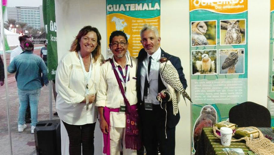 Guatemala participó por primera vez en el Festival Internacional de Cetrería 2017